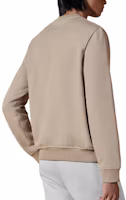 Lookbook HERMES Sand Yellow Sweatshirt with Letter Print and Ribbed Crew Neck. H457790HA1W