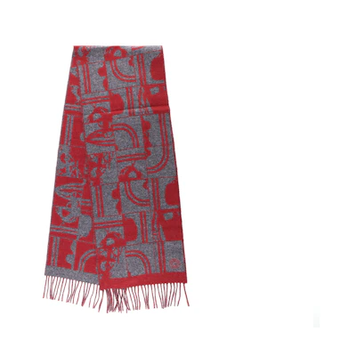 HERMES Scarf Stylish Streetwear Design Wool H393504T-03