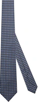 HERMES Silk Tie with Letter H Print in Thalassa Blue. H032288T 01 HERMES Silk Tie with Letter H Print in Thalassa Blue. H032288T 01