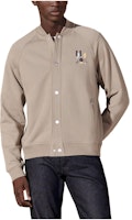 HERMES Single-Breasted Long Sleeve Jacket Beige with Logo Patch Design H457810HA1W HERMES Single-Breasted Long Sleeve Jacket Beige with Logo Patch Design H457810HA1W