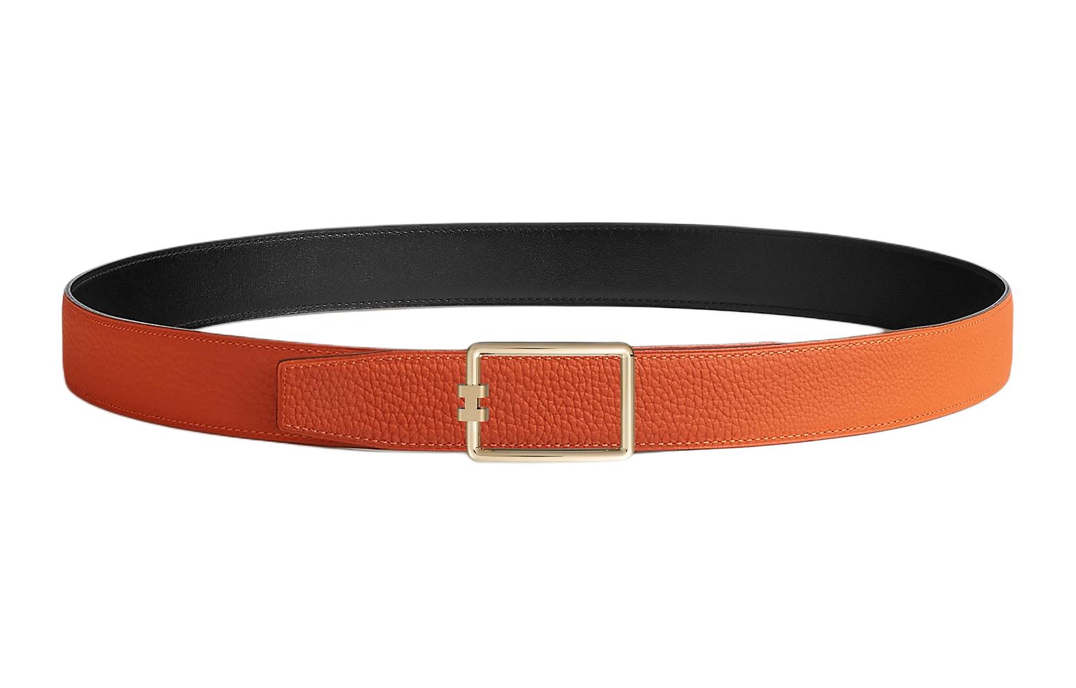 HERMES  Smooth Buckle Leather Belt with H Logo, Calfskin, 3.2CM Wide. H010473CP2K H073967CAAE095 圖 3
