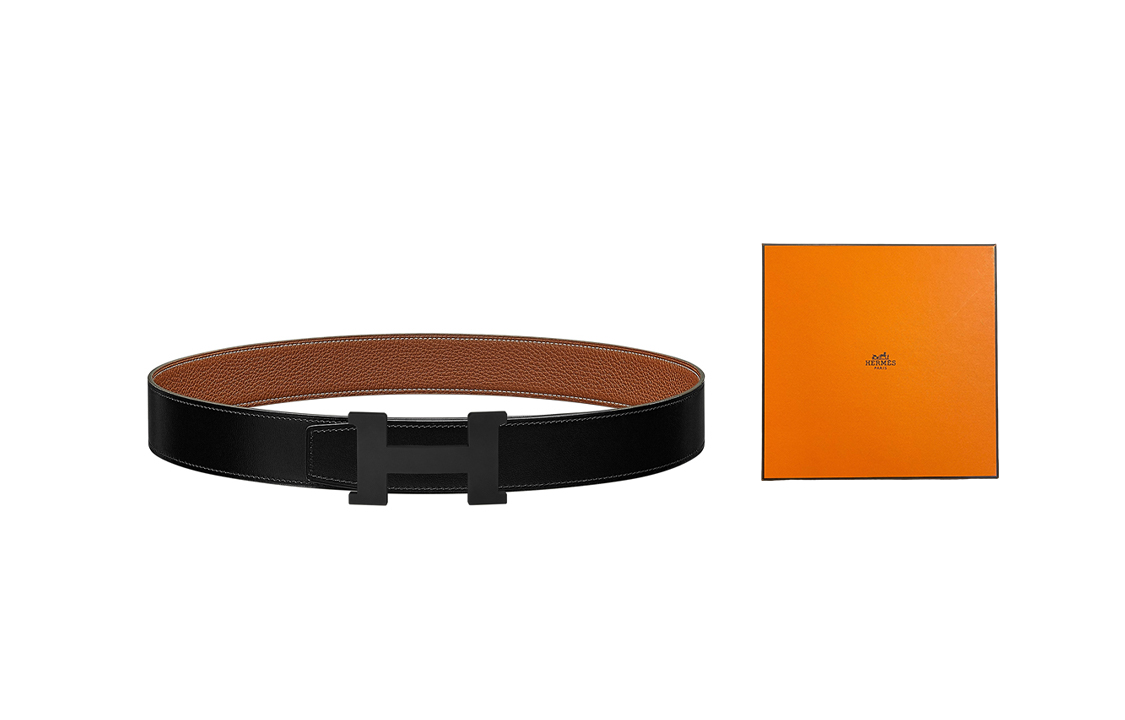 HERMES "So Black" Constance Calfskin Belt Black/Gold 3.8cm Width. H081106CH89-H077971CAAA 圖 6