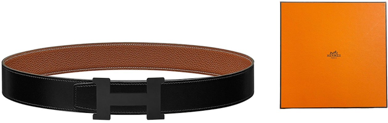 HERMES "So Black" Sabuk Constance Calfskin Hitam/Emas Lebar 3.8cm. H081106CH89-H077971CAAA Details for HERMES "So Black" Sabuk Constance Calfskin Hitam/Emas Lebar 3.8cm. H081106CH89-H077971CAAA