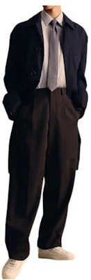 에르메스 솔리드 브라운 실크 넥타이 H339390T07 Lookbook 에르메스 솔리드 브라운 실크 넥타이 H339390T07