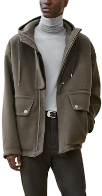 에르메스 솔리드 컬러 드로스트링 집업 후드 자켓 다크 그린 H462120HB0I Order 에르메스 솔리드 컬러 드로스트링 집업 후드 자켓 다크 그린 H462120HB0I