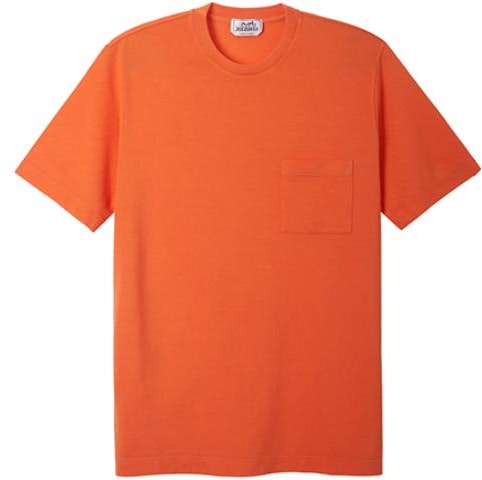 hermes-solid-pocket-round-neck-t-shirt-orange-h072025-ha-30