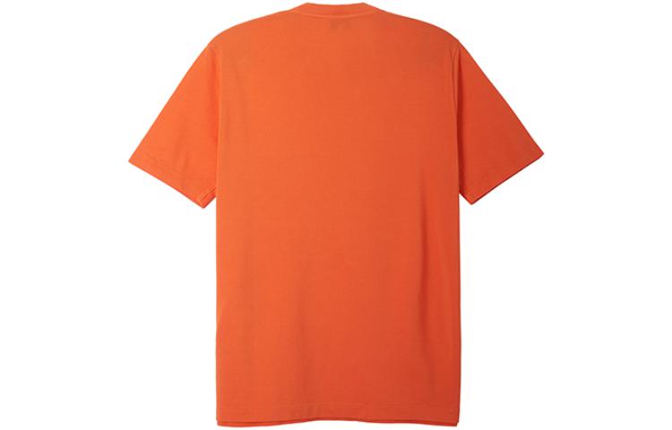 Lookbook HERMES Camiseta Naranja Cuello Redondo con Bolsillo Sólido H072025HA30