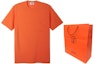 Shop HERMES Camiseta Naranja Cuello Redondo con Bolsillo Sólido H072025HA30