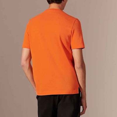 HERMES Camiseta Naranja Cuello Redondo con Bolsillo Sólido H072025HA30 Details for HERMES Camiseta Naranja Cuello Redondo con Bolsillo Sólido H072025HA30
