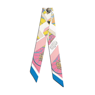 HERMES 'Spring in Motion' Pink Fashion Scarf Unisex Couple Design. H853932s23