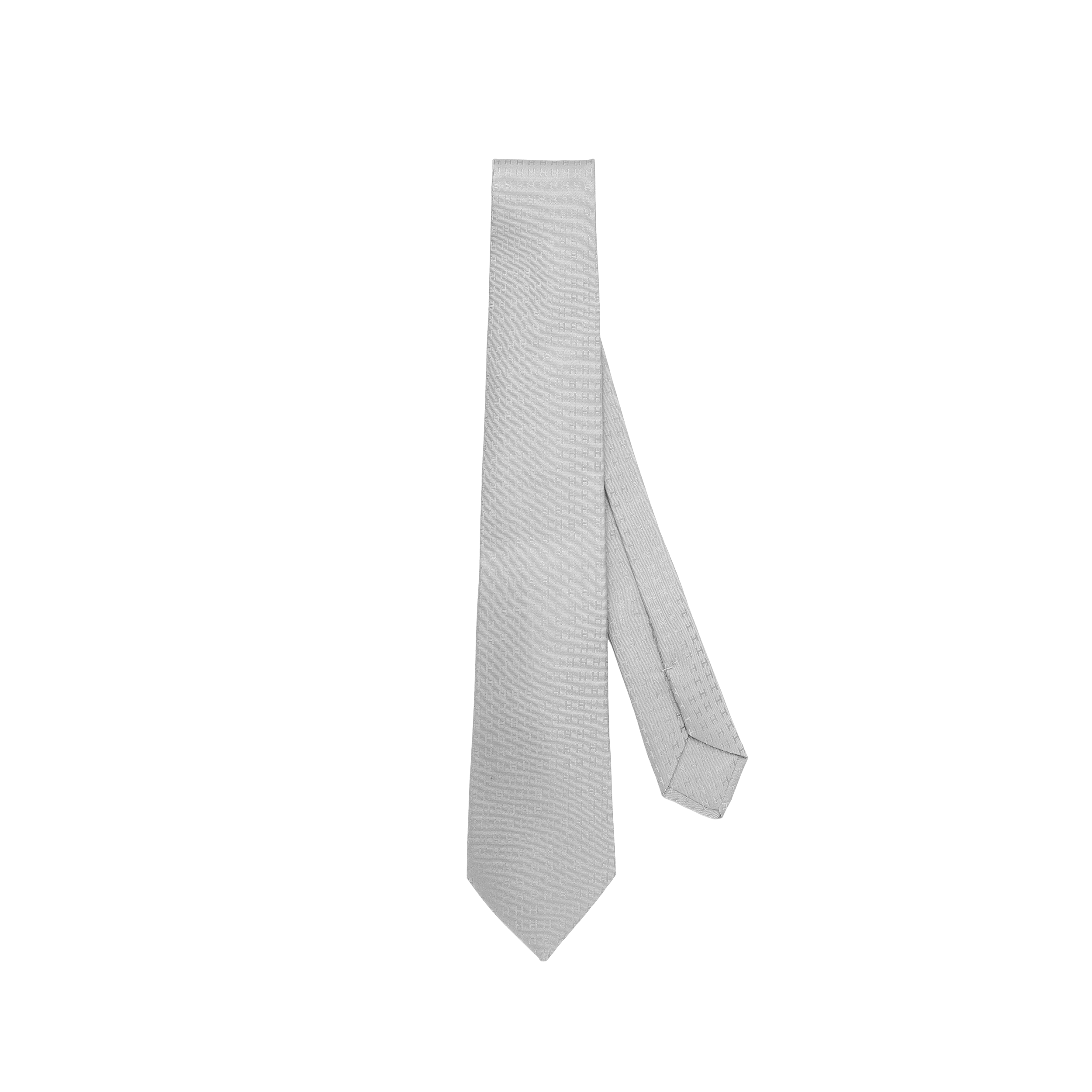 HERMES  Tie H Jacquard Design Dark Gray H030289T 60 圖 2