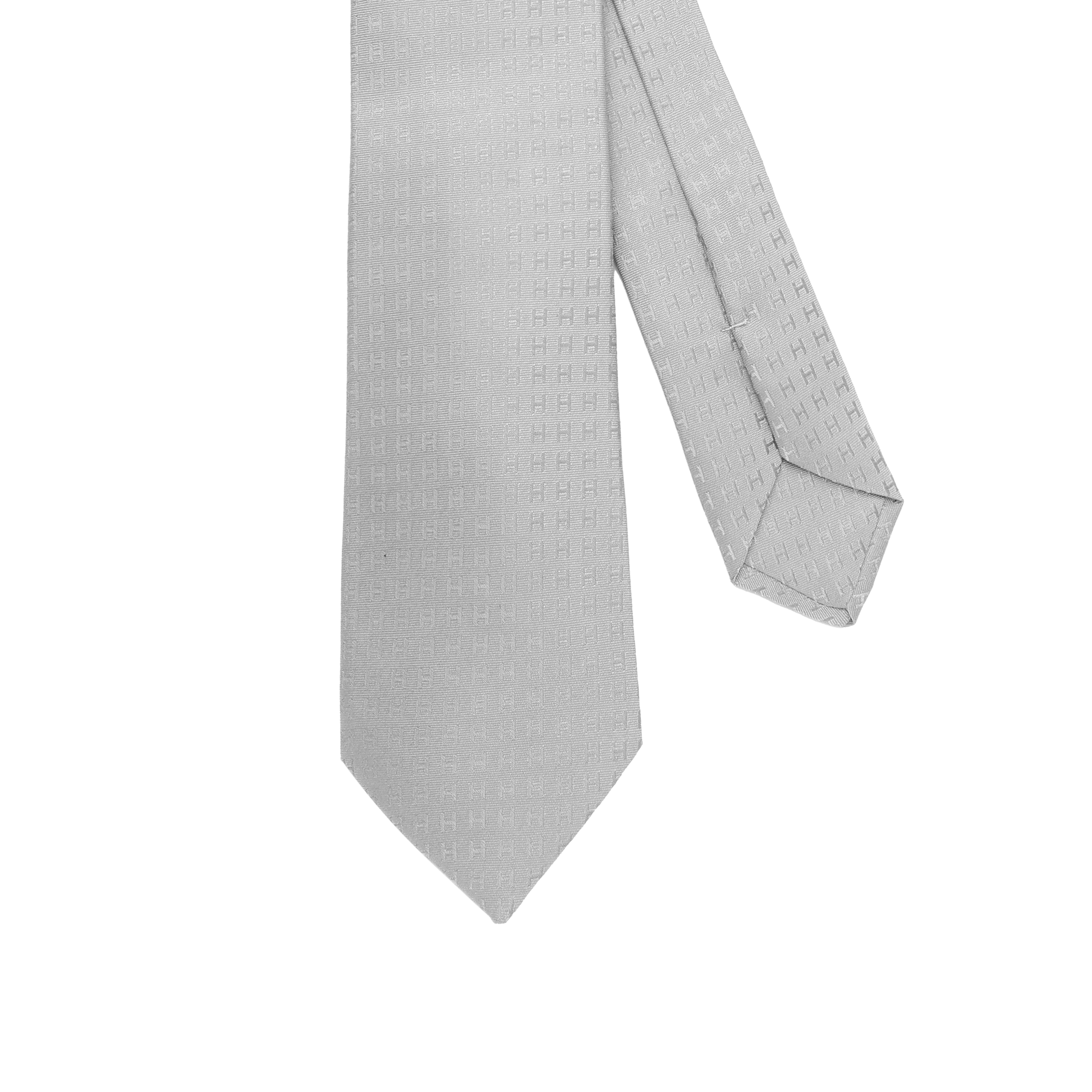 HERMES  Tie H Jacquard Design Dark Gray H030289T 60 圖 4