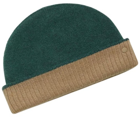 HERMÈS Gorro Bicolor Verdes/Beige Lana de Cabra con Detalles de Goma. H232074NvVELA Shop HERMÈS Gorro Bicolor Verdes/Beige Lana de Cabra con Detalles de Goma. H232074NvVELA