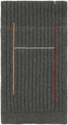 HERMES Warm Grey Knitted Wool Scarf H393827T 02 Buy HERMES Warm Grey Knitted Wool Scarf H393827T 02