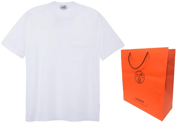 에르메스 화이트 크루넥 캐주얼 반팔 티셔츠 H072025HA90 Shop 에르메스 화이트 크루넥 캐주얼 반팔 티셔츠 H072025HA90