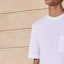 Purchase HERMÈS Camiseta Casual Blanca de Manga Corta con Bolsillo y Cuello Redondo H457980HA90