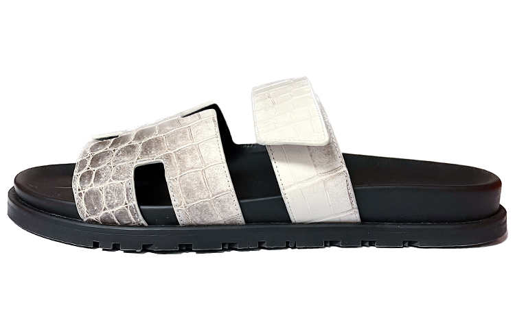 HERMES 'White Open Toe Slide' H995028Z-H4