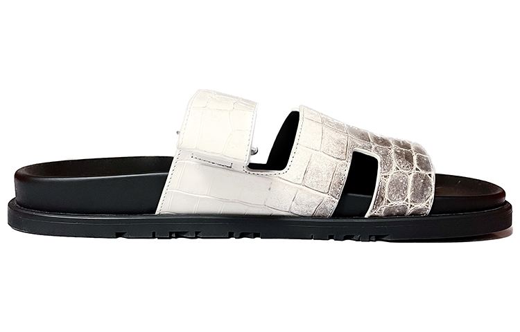 HERMES 'White Open Toe Slide' 圖 2