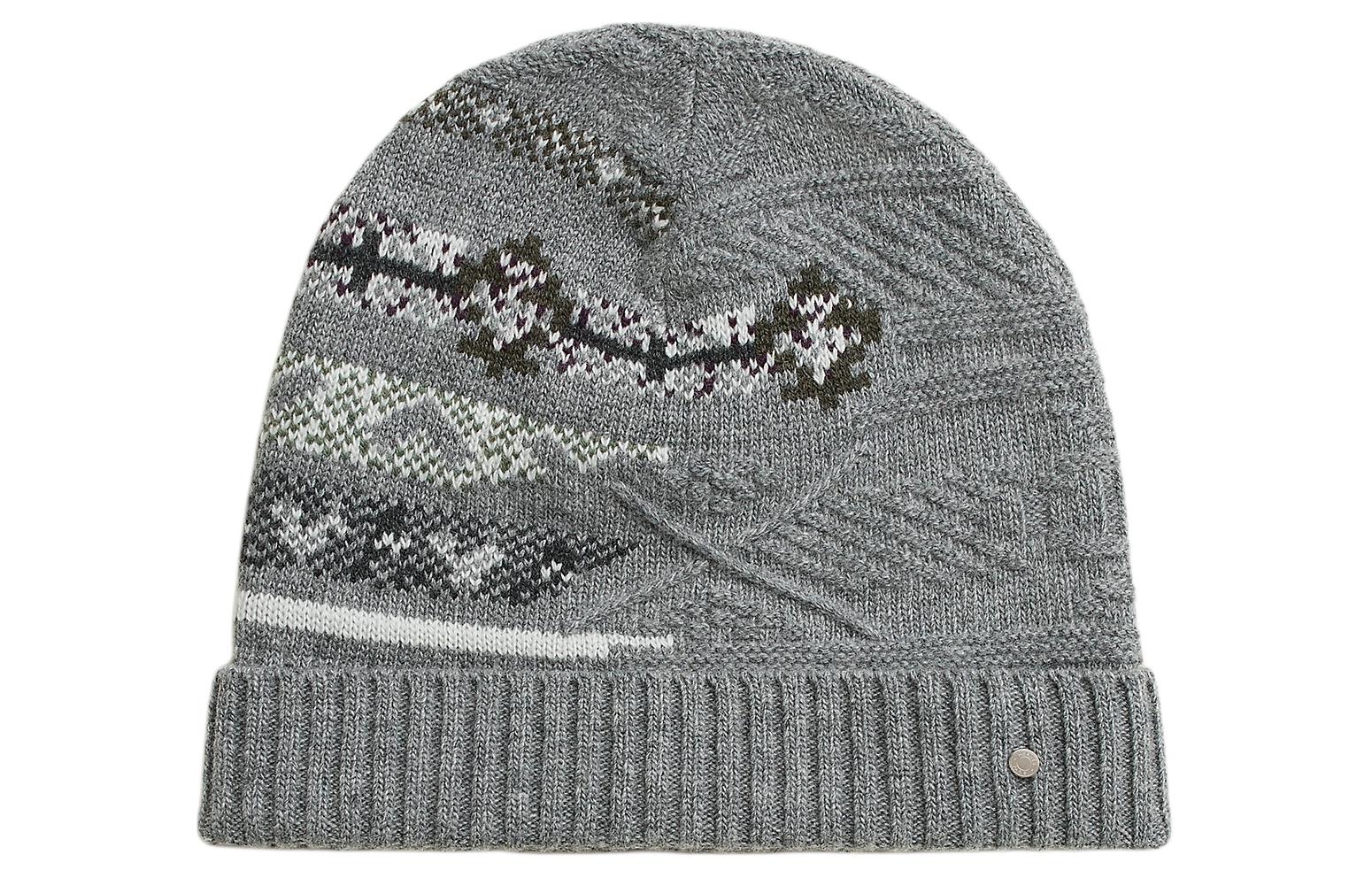 Lookbook 에르메스 울-캐시미어 지오메트릭 니트 비니 - 그레이 H232105NvG9ME