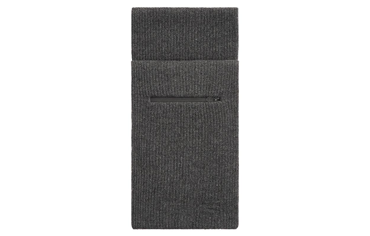 HERMES  Wool Scarf with Zipper Pocket Design in Gray. H393786T 03 圖 2