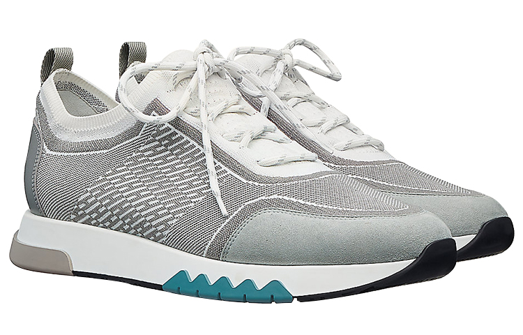 Shop HERMÈS Addict Knit Low ''Gris'' H201464Z-H90