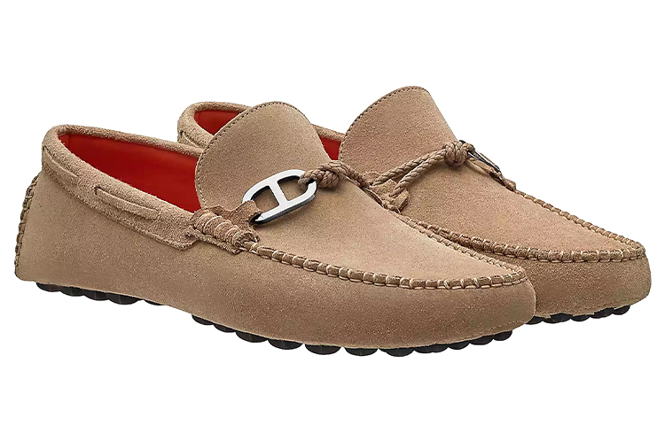 HERMES Alessandro Loafers 'Beige Calfskin' 圖 3