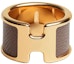 Order HERMES Alphabet Metal Gold Ring Unisex Couple Design Gold. H500059FC18S