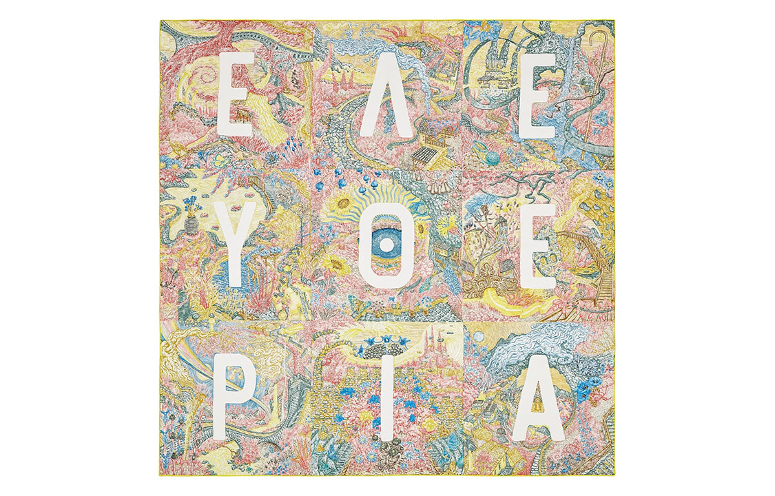 HERMES Alphabet Silk Scarf Eleftheria H003752S-03