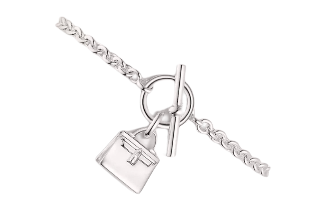 HERMES Amulette Silver 925 Bracelet Unisex Couple Design. H121425B-00LG 圖 2