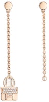 HERMES Amulettes Constance Earrings Rose Gold with Diamonds. H221503B-00 HERMES Amulettes Constance Earrings Rose Gold with Diamonds. H221503B-00