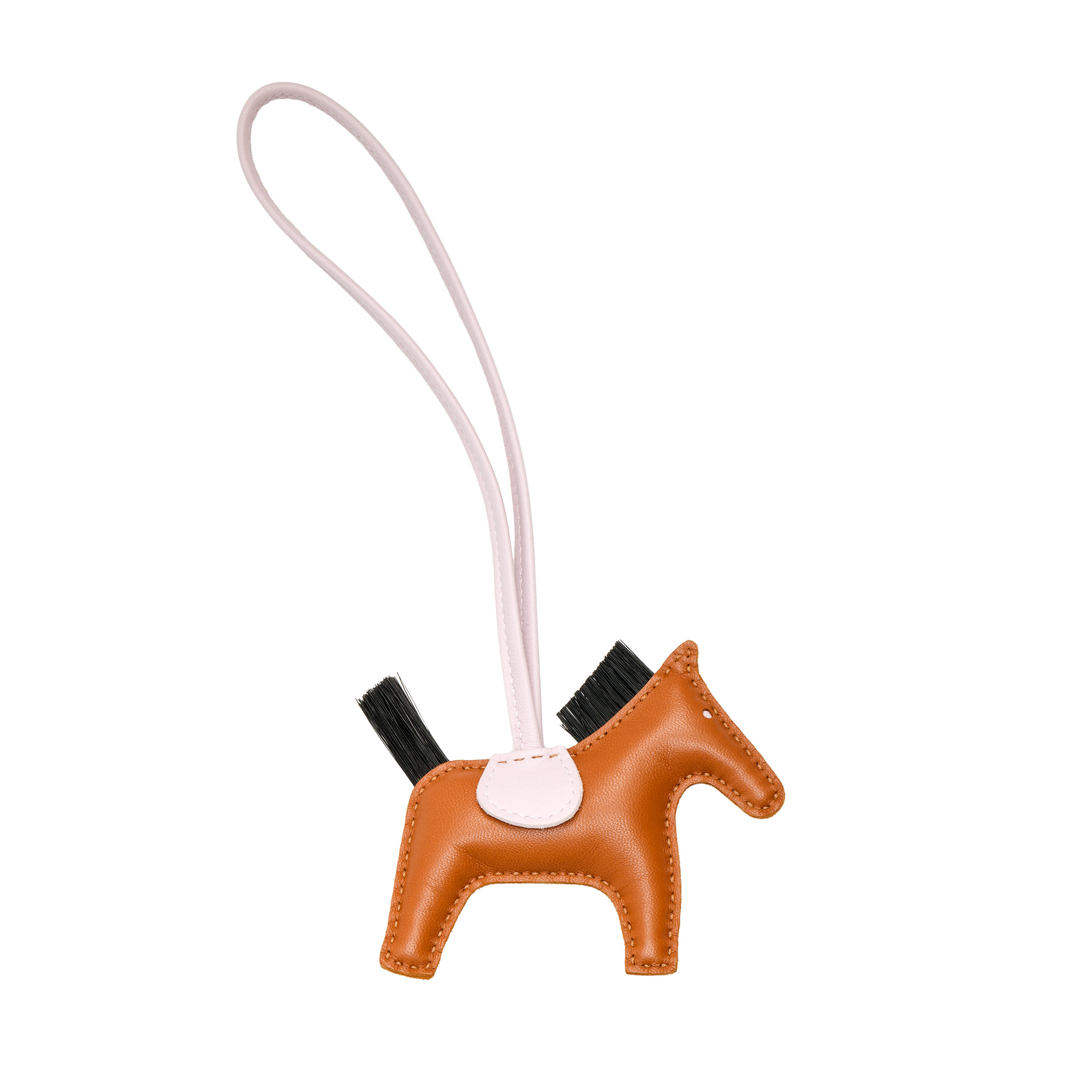 HERMES Animal Pattern Brown Pendant - Unisex Couple Accessory. H073422CAAF