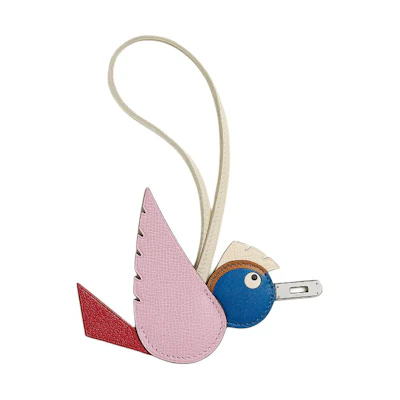 HERMES Animal Pattern Keychain Unisex Couple Design Multi-Color. H084947CKAA