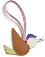 HERMES Animal Shaped Keychain Brown Unisex Couple Accessory. H083885CKAC HERMES Animal Shaped Keychain Brown Unisex Couple Accessory. H083885CKAC