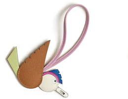 Shop Llavero HERMES Forma Animal Marrón Unisex Accesorio para Parejas. H083885CKAC