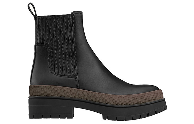 Order Bota HERMÈS Tobillera 'Piel de Ternera Negra' H202952Z-HT1
