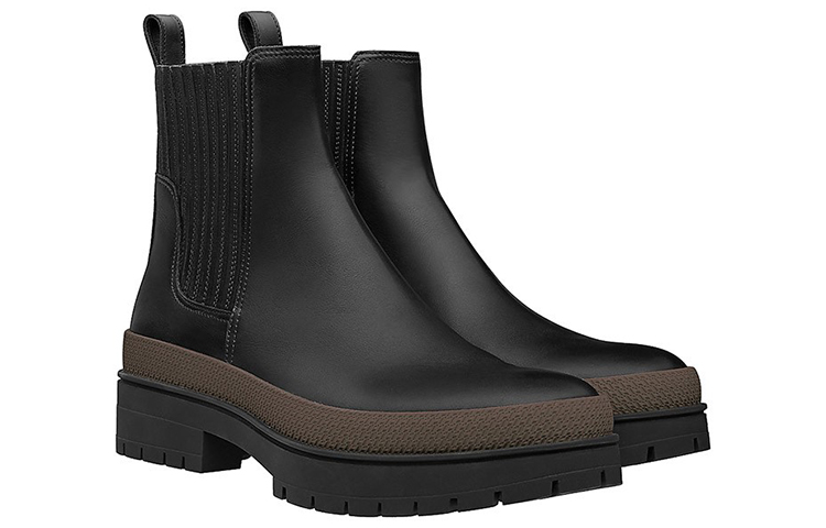 Lookbook Bota HERMÈS Tobillera 'Piel de Ternera Negra' H202952Z-HT1