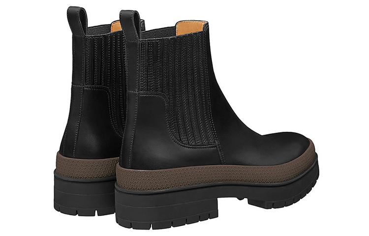 Shop HERMES Ankle Boot 'Black Calfskin' H202952Z-HT1