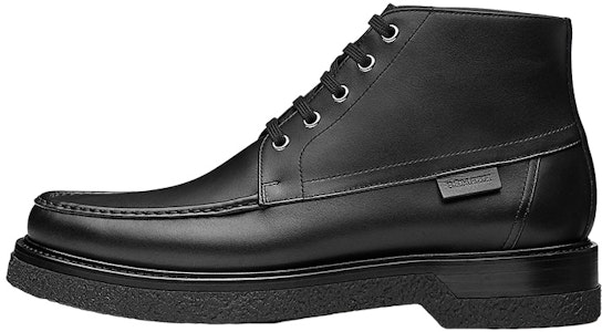 エルメス レザー レースアップ ブーツ (ブラック) H212955Z-H01 Buy エルメス レザー レースアップ ブーツ (ブラック) H212955Z-H01