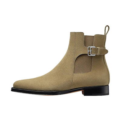 HERMES Ankle Boot 'Camel'