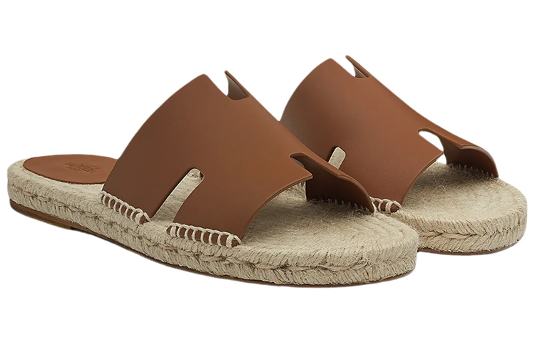 Order HERMES Antigua 'Brown Calfskin & Woven' H201485Z-H03