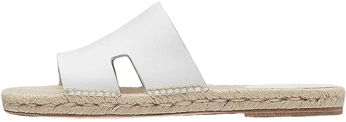 HERMES Antigua ''Weiße Slip-On Sandalen aus Kalbsleder'' H201485Z-H90 Buy HERMES Antigua ''Weiße Slip-On Sandalen aus Kalbsleder'' H201485Z-H90