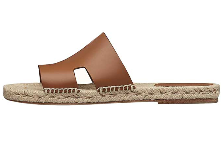 Buy HERMES 愛馬仕 Antigua 拖鞋 深棕色