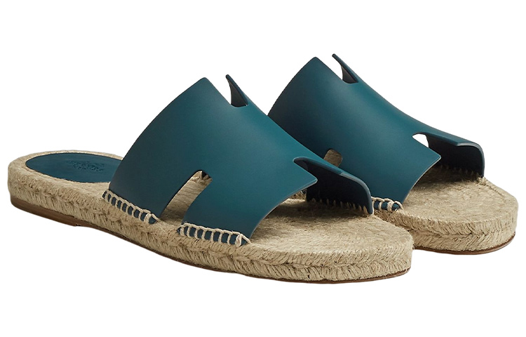 Shop HERMES Antigua Slip-On 'Blue Fashion Slide' H201485Z-HG8