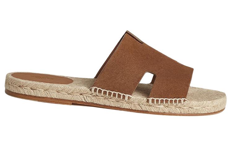 Order HERMES Antigua Slip-On 'Brown Goat Leather' H211871Z-HE5