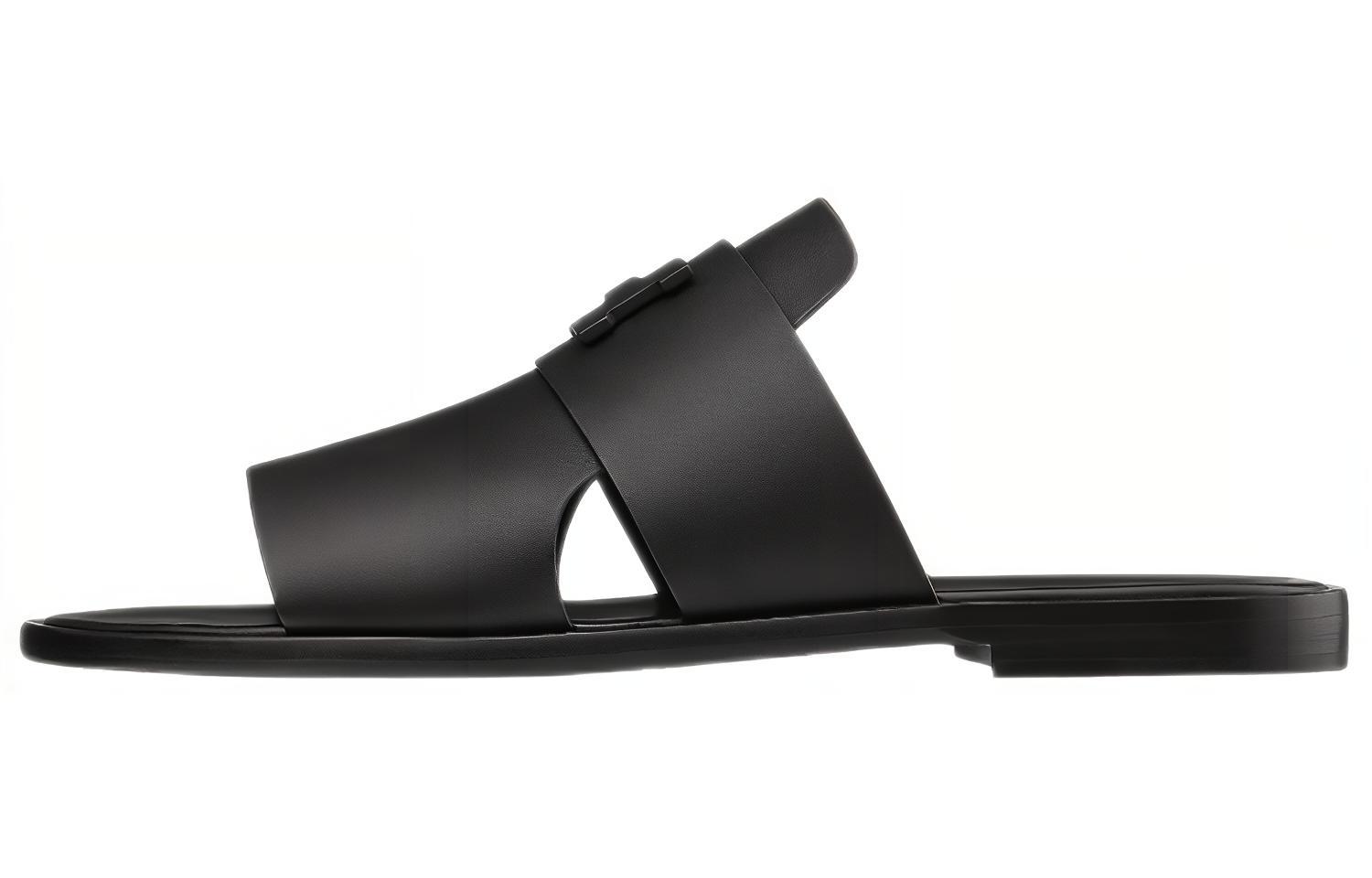 Buy HERMES Arles Flat Slide 'Black Fashion' H201469Z-H03