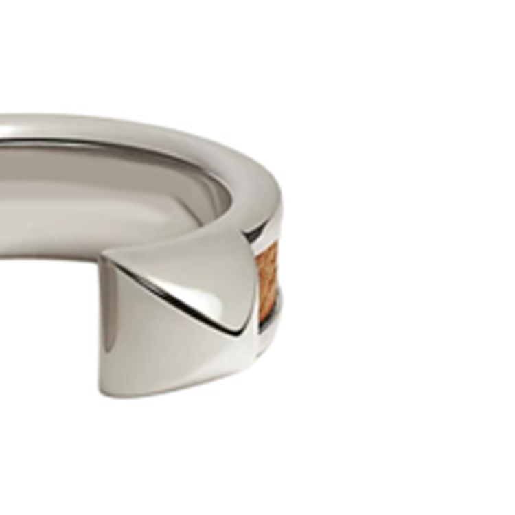 Lookbook エルメス アテナシリーズ シルバーカーフスキン リング ユニセックス カップル用। H500348FK3755