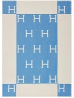 Hermes Avalon Baby Blanket Bleu Genievre/Blanc Hermes Avalon Baby Blanket Bleu Genievre/Blanc