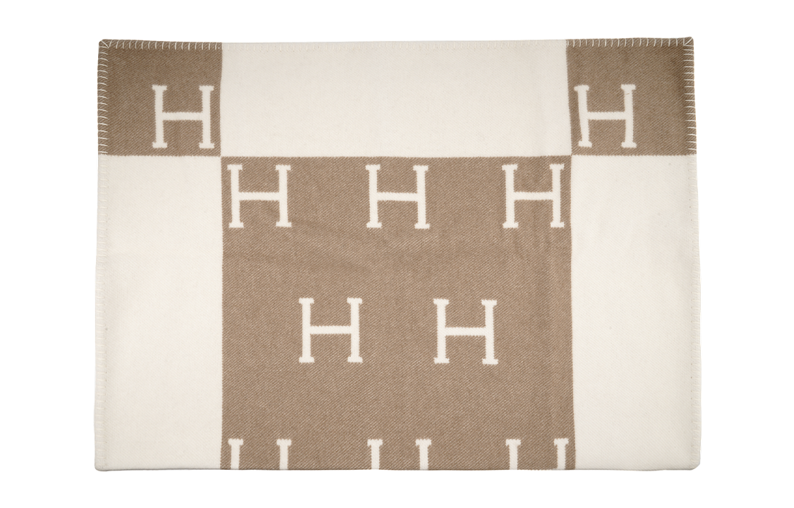 HERMES Avalon Baby Blanket Cashmere Wool Unisex Couple Shawl. H102704M-11 圖 2