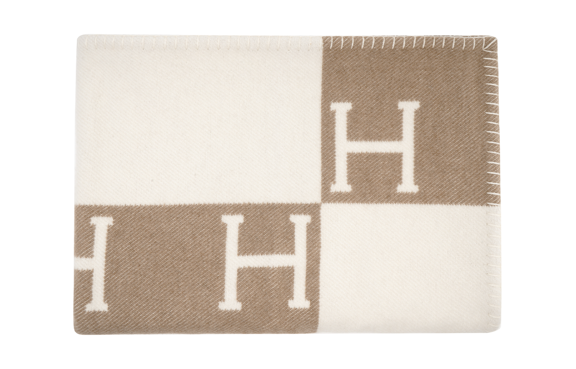 HERMES Avalon Baby Blanket Cashmere Wool Unisex Couple Shawl. H102704M-11 圖 3