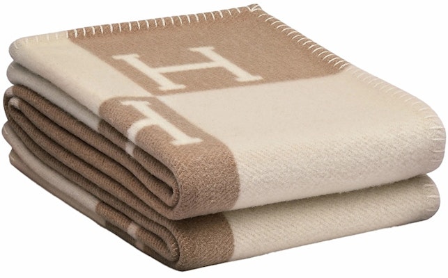Hermes Avalon Baby Blanket Noisette Moyen/Blanc Order Hermes Avalon Baby Blanket Noisette Moyen/Blanc